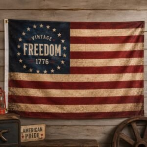 Vintage Freedom Flag