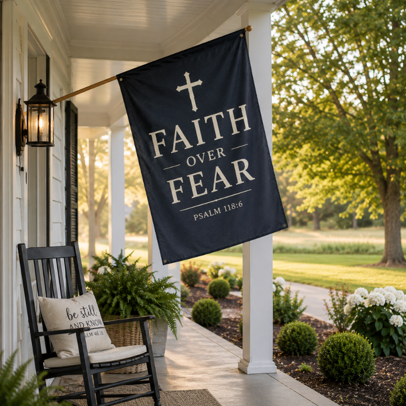 porch faith flag