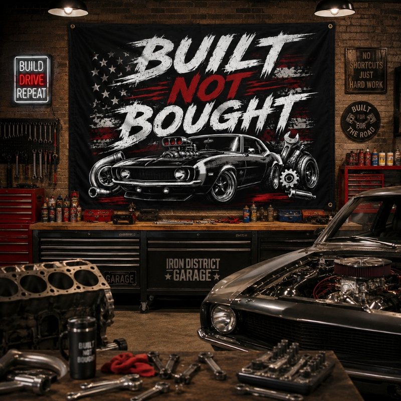 Built Not Bought Flag