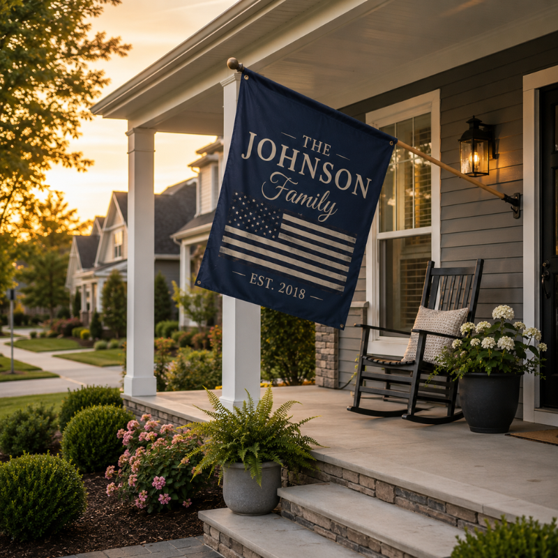 modern suburban porch