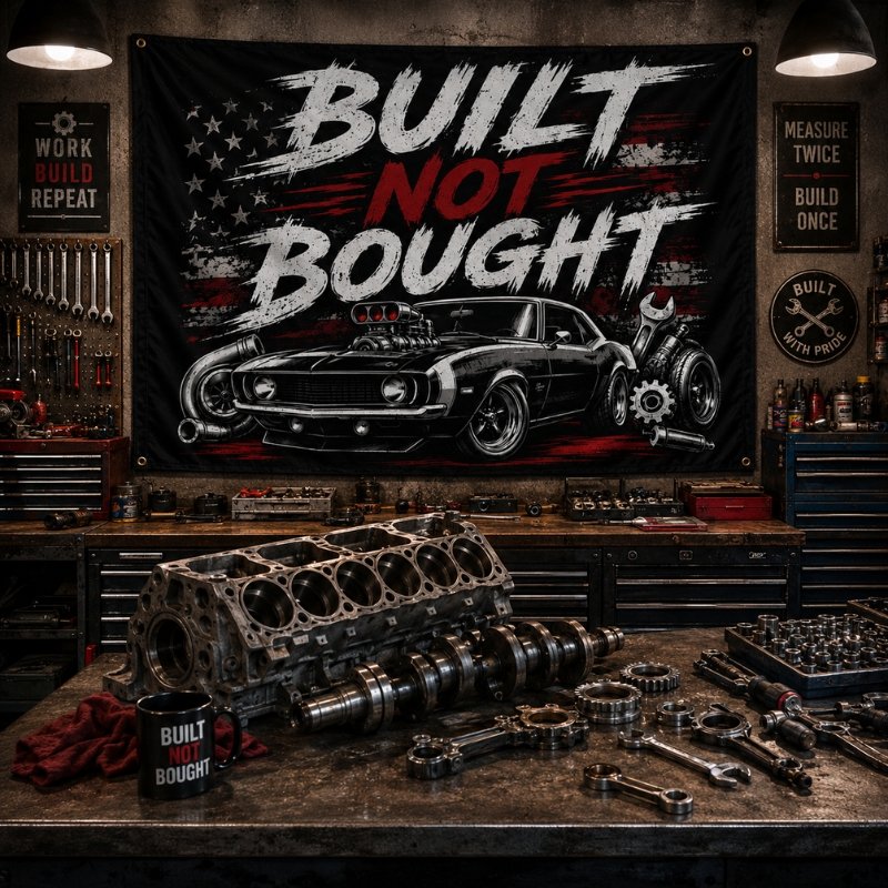 Built Not Bought Flag