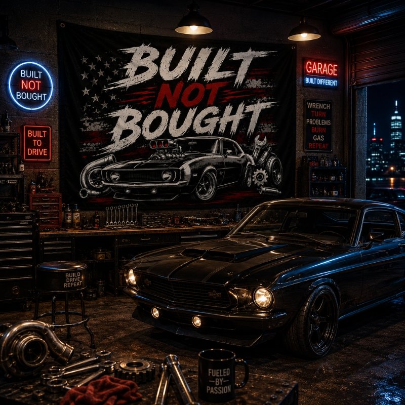 Built Not Bought Flag